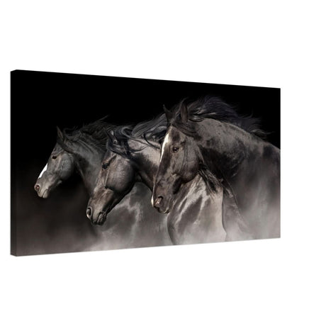 Da Vinci Animal Kingdom Wall art print collection | horses | Canvas print - Thick - 50x100 cm / 20x40″ -