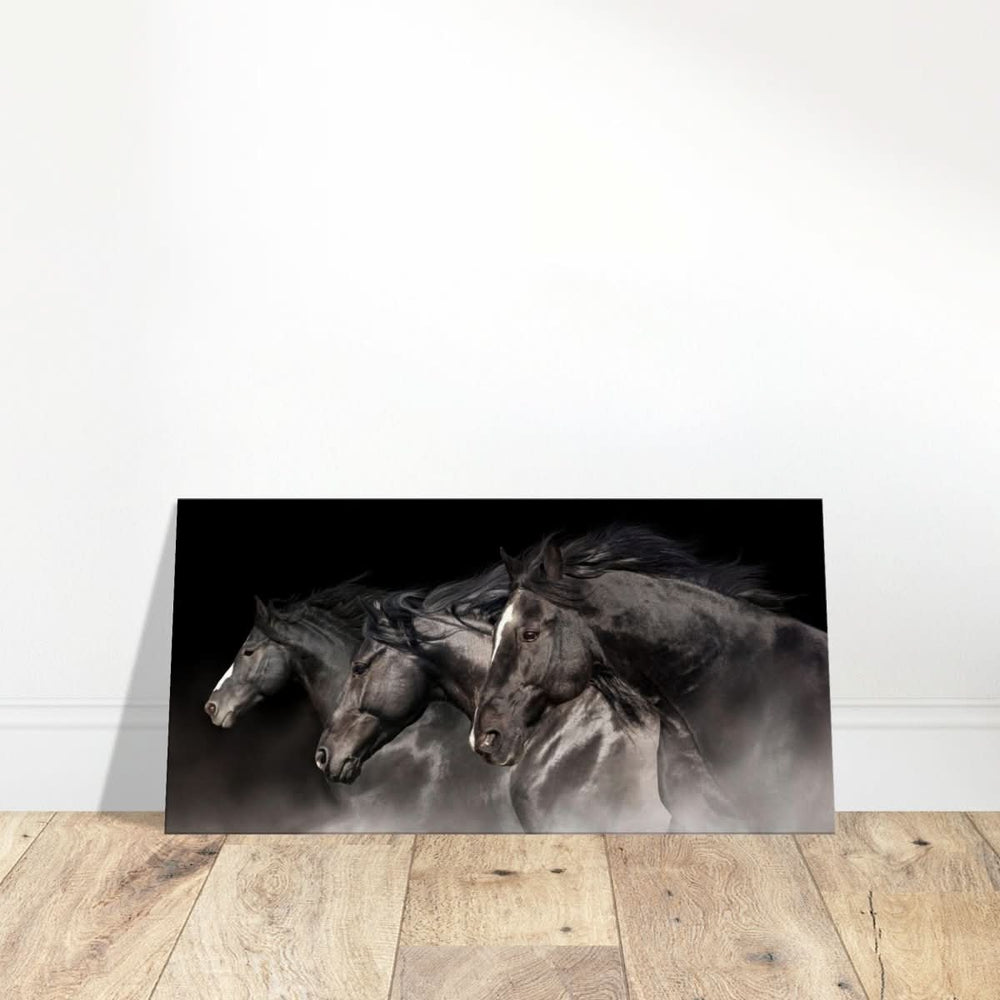 Da Vinci Animal Kingdom Wall art print collection | horses | Canvas print - Slim - 30x60 cm / 12x24″ -