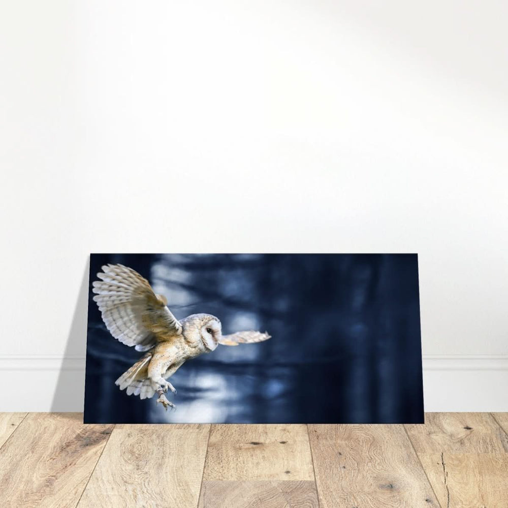 Da Vinci Animal Kingdom Wall art print collection | Owl | Canvas print - Thick - 50x100 cm / 20x40″ -