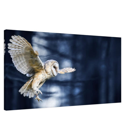 Da Vinci Animal Kingdom Wall art print collection | Owl | Canvas print - Slim - 50x100 cm / 20x40″ -