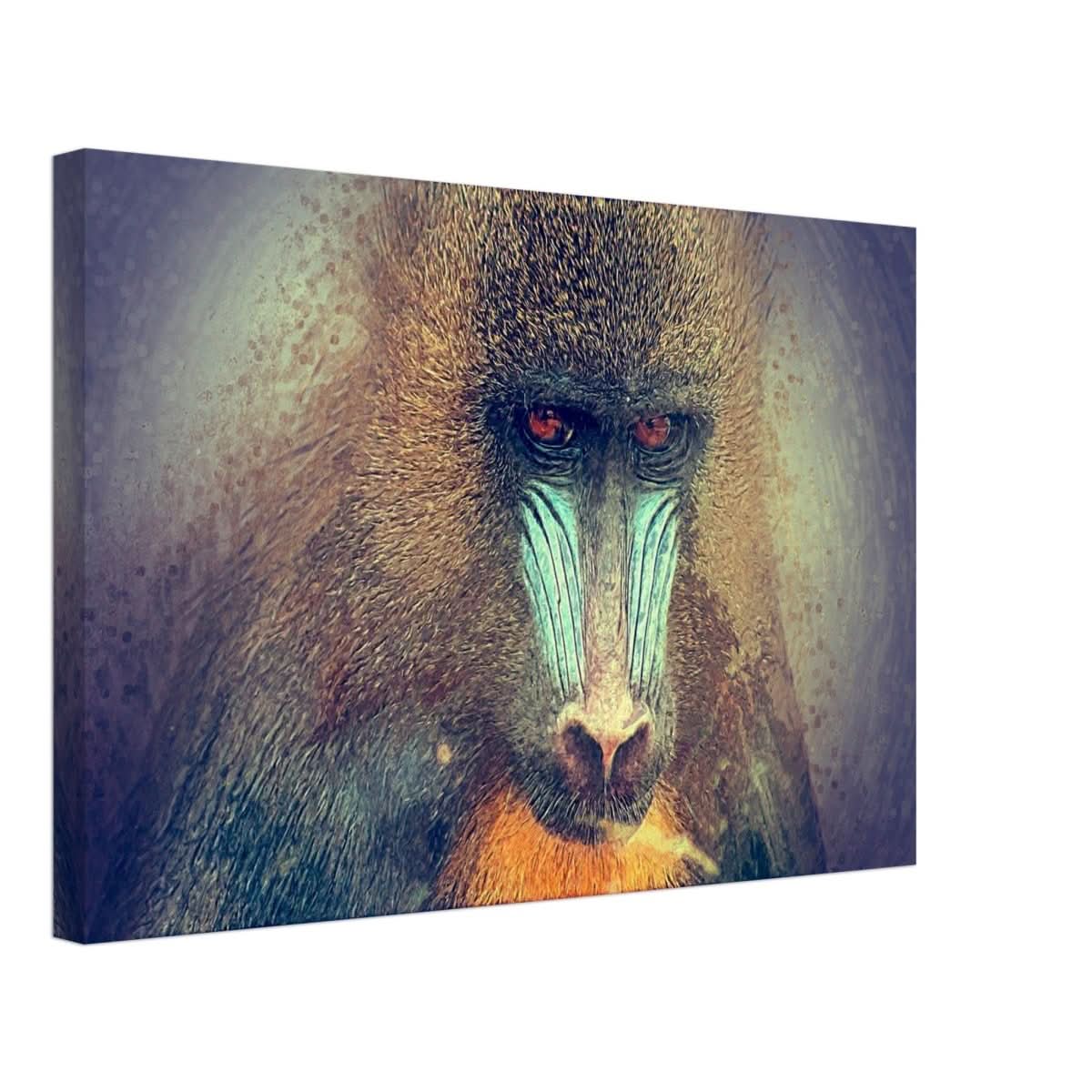 Da Vinci Animal Kingdom Wall art print collection | Wildlife | Mandrill - Canvas - 40x60 cm / 16x24″ - Thick