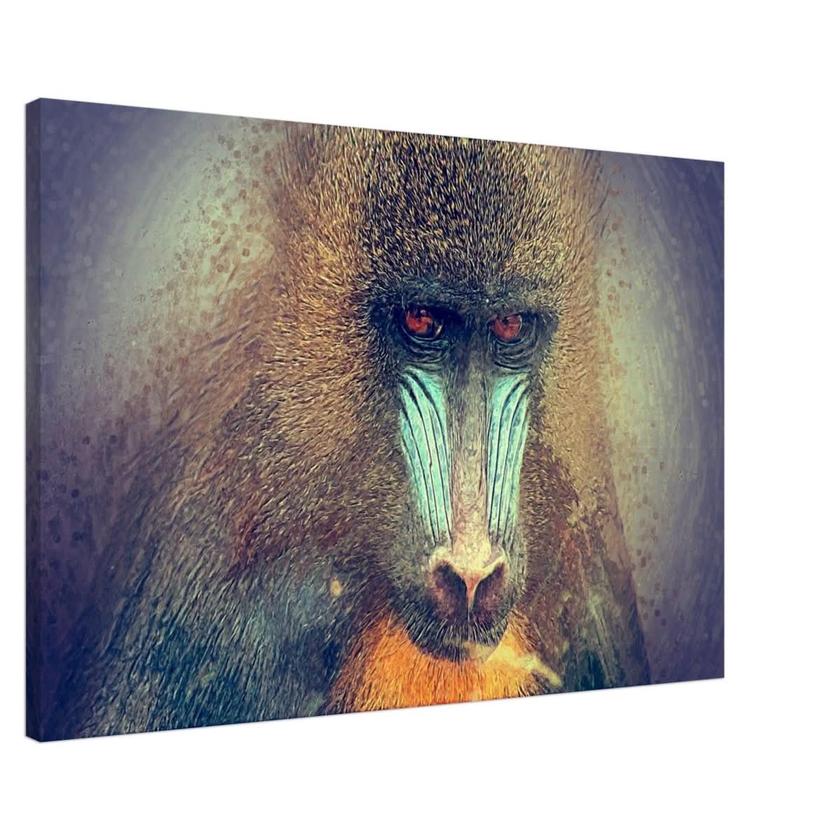 Da Vinci Animal Kingdom Wall art print collection | Wildlife | Mandrill - Canvas - 60x90 cm / 24x36″ - Slim