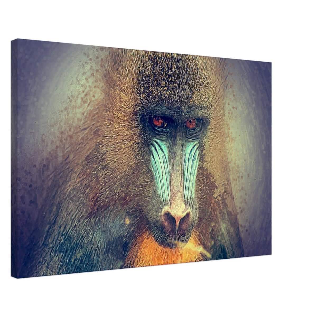 Da Vinci Animal Kingdom Wall art print collection | Wildlife | Mandrill - Canvas - 60x90 cm / 24x36″ - Thick