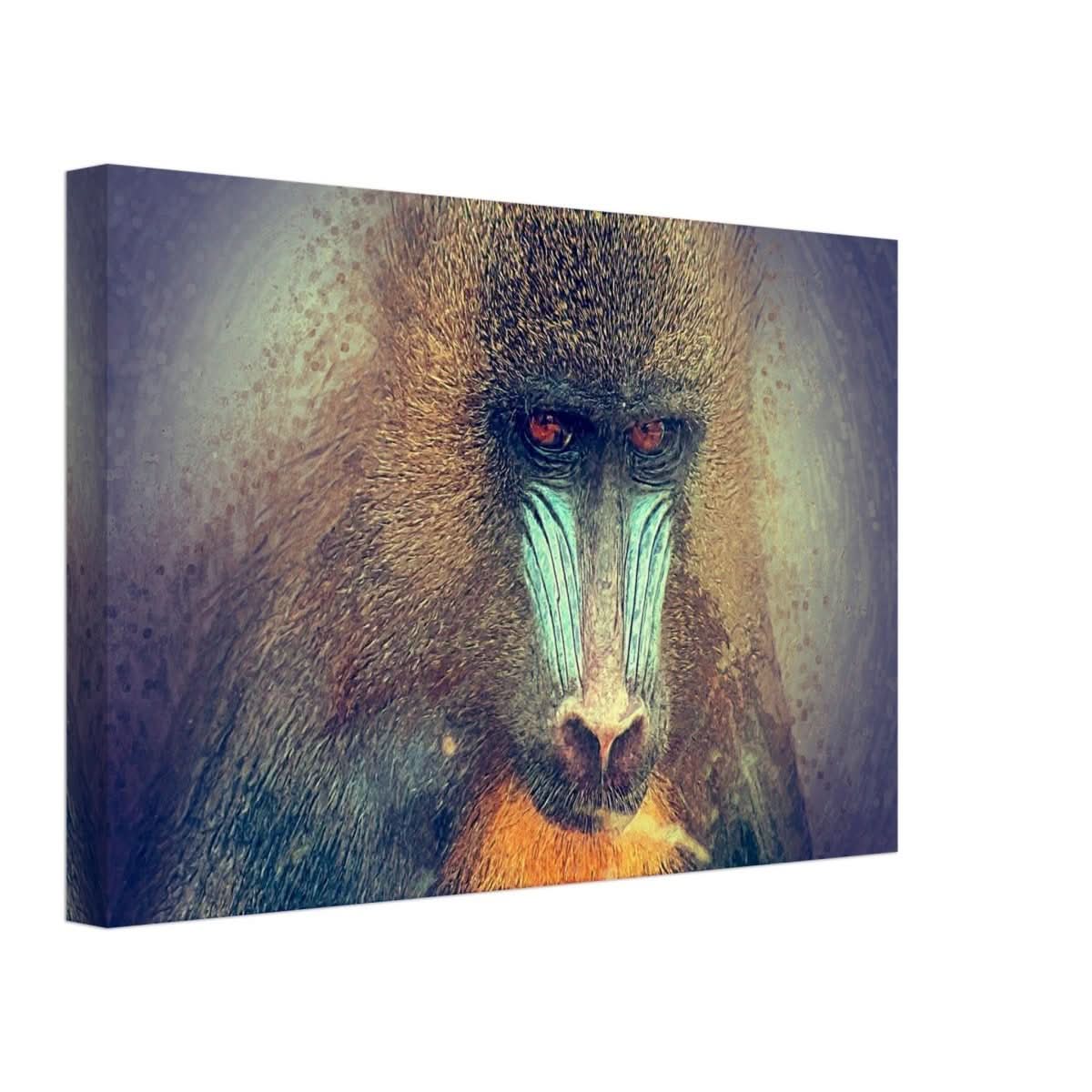 Da Vinci Animal Kingdom Wall art print collection | Wildlife | Mandrill - Canvas - 30x45 cm / 12x18″ - Thick