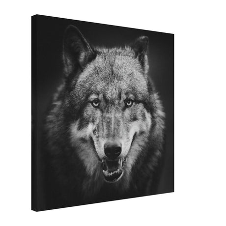 Da Vinci Animal Kingdom Wall art print collection | Wolf - Canvas - 50x50 cm / 20x20″ - Slim