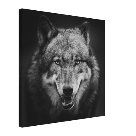 Da Vinci Animal Kingdom Wall art print collection | Wolf - Canvas - 60x60 cm / 24x24″ - Thick
