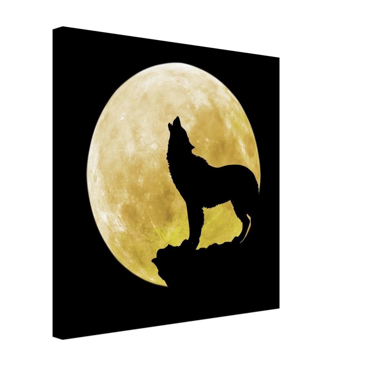 Da Vinci Animal Kingdom Wall art print collection | Wolf - Canvas - 50x50 cm / 20x20″ - Thick