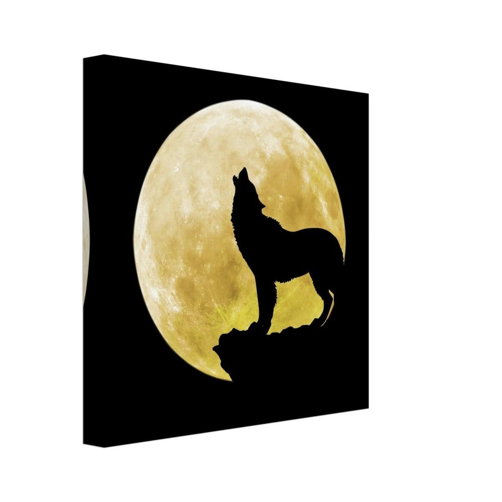 Da Vinci Animal Kingdom Wall art print collection | Wolf - Canvas - 30x30 cm / 12x12″ - Thick