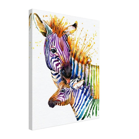 Da Vinci Animal Kingdom Wall art print collection | Zebra | Contemporary art print - Canvas - 40x50 cm / 16x20″ - Slim
