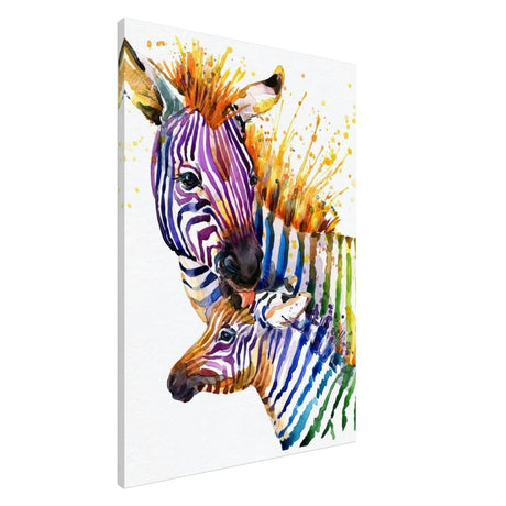 Da Vinci Animal Kingdom Wall art print collection | Zebra | Contemporary art print - Canvas - 70x100 cm / 28x40″ - Slim