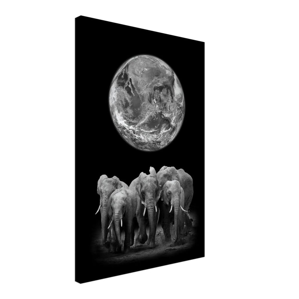 Da Vinci Animal Kingdom Wall art print | Elephant - Canvas - 50x75 cm / 20x30″ - Thick