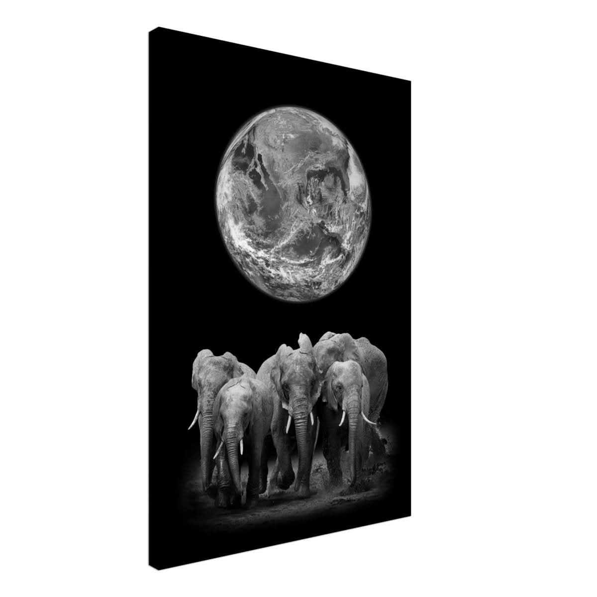 Da Vinci Animal Kingdom Wall art print | Elephant - Canvas - 50x75 cm / 20x30″ - Slim