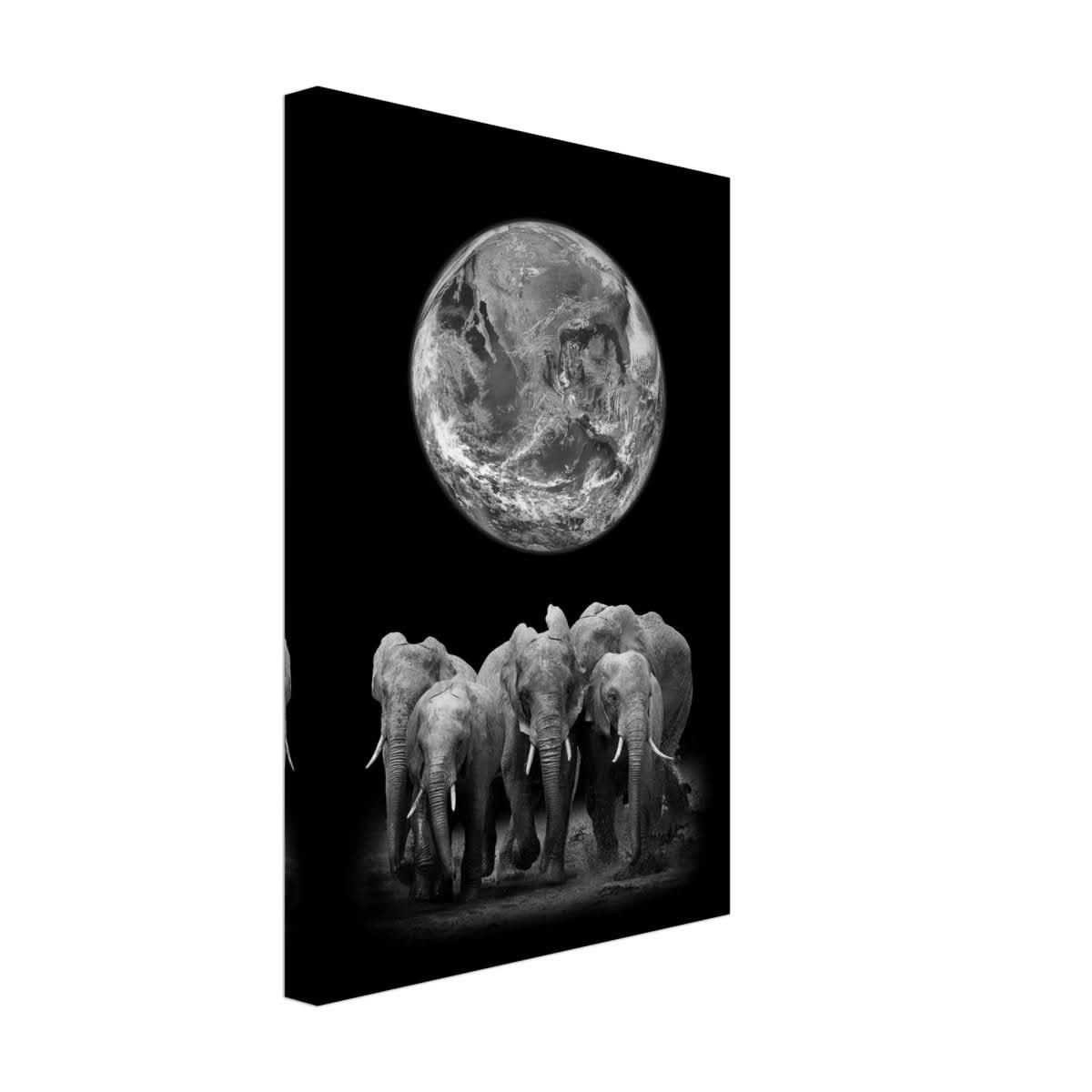 Da Vinci Animal Kingdom Wall art print | Elephant - Canvas - 30x45 cm / 12x18″ - Thick