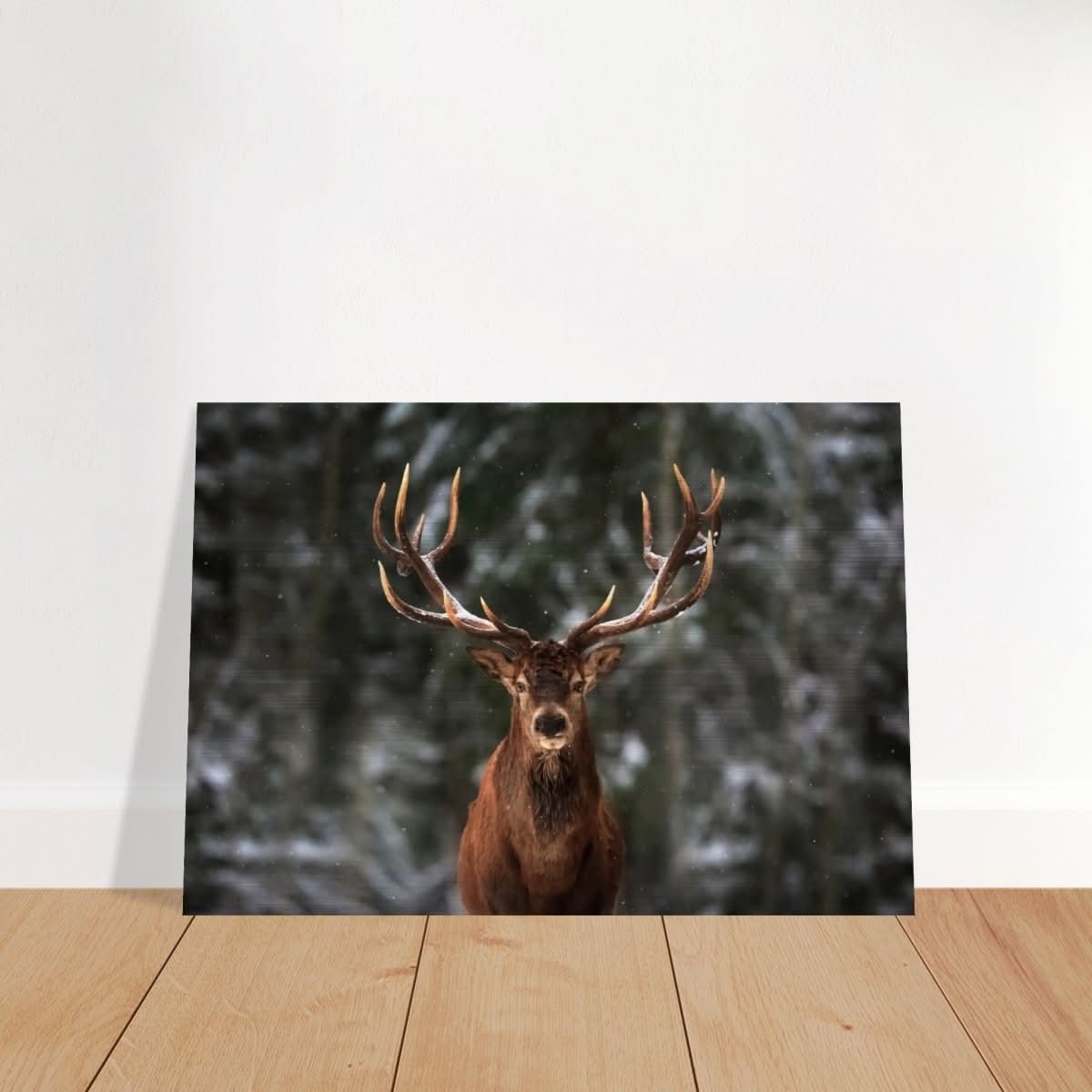 Da Vinci Animal Kingdom Wall art print | Wildlife | Deer - Brushed Aluminum Print - 70x100 cm / 28x40″ -