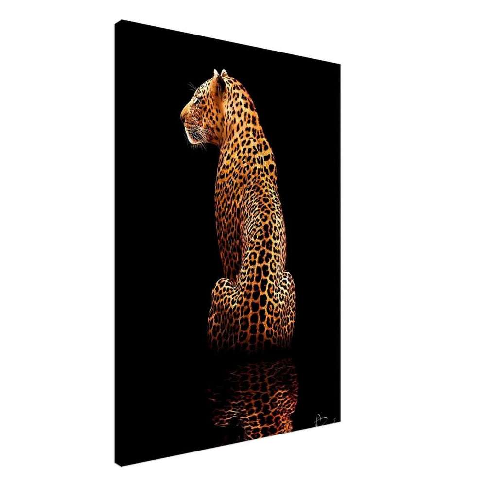 Da Vinci Animal Kingdom Wall art print | Wildlife | Leopard - Canvas - 70x100 cm / 28x40″ - Thick