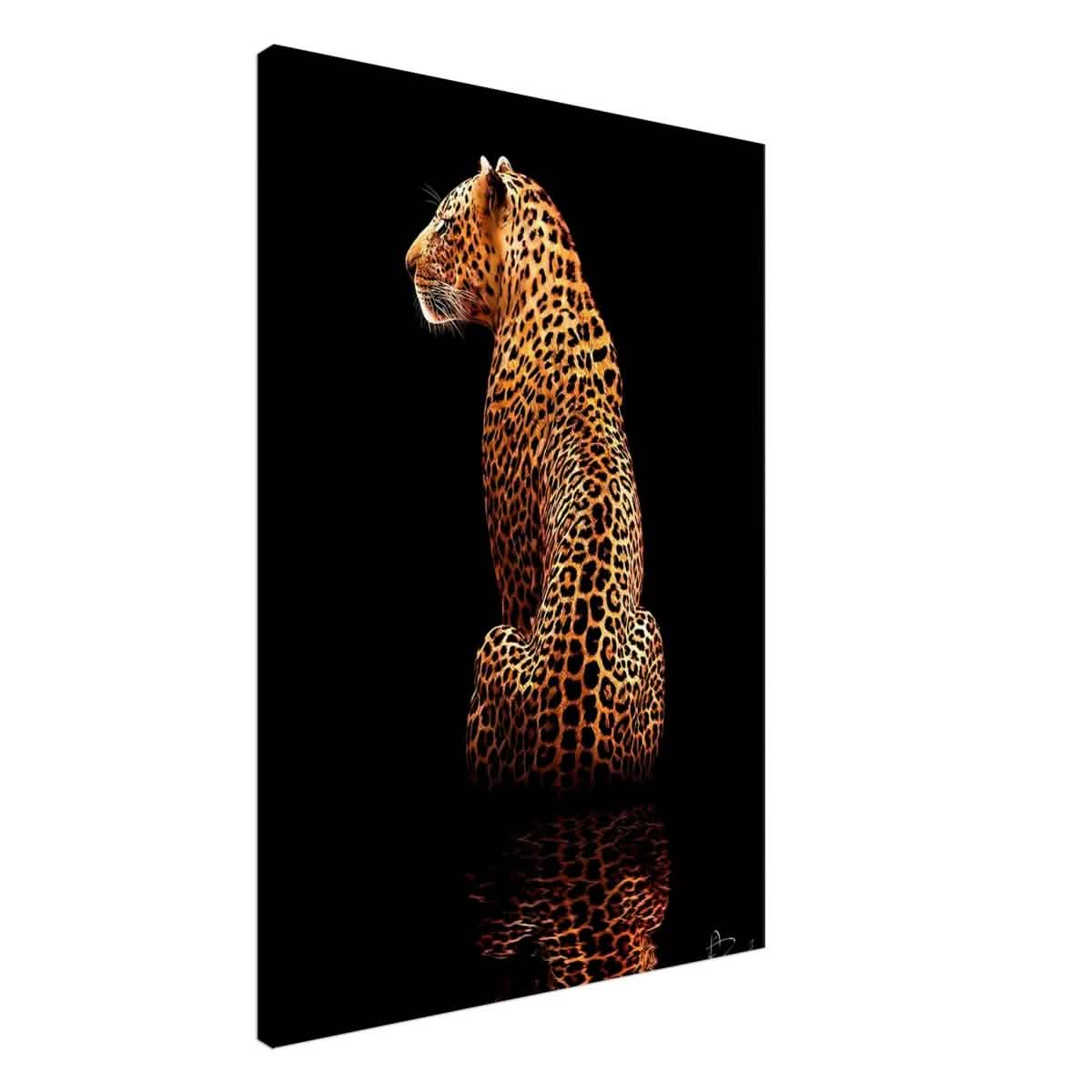 Da Vinci Animal Kingdom Wall art print | Wildlife | Leopard - Canvas - 70x100 cm / 28x40″ - Thick
