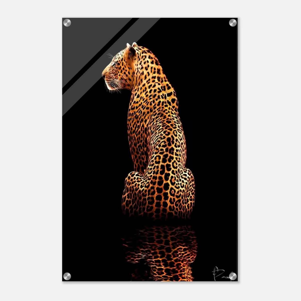 Da Vinci Animal Kingdom Wall art print | Wildlife | Leopard - Acrylic Print - 50x75 cm / 20x30″ -
