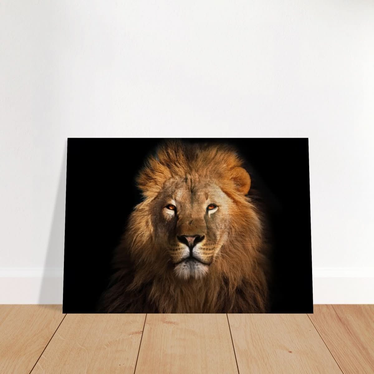 Da Vinci Animal Kingdom Wall art print | Wildlife | Lion | - Brushed Aluminum Print - 70x100 cm / 28x40″ -