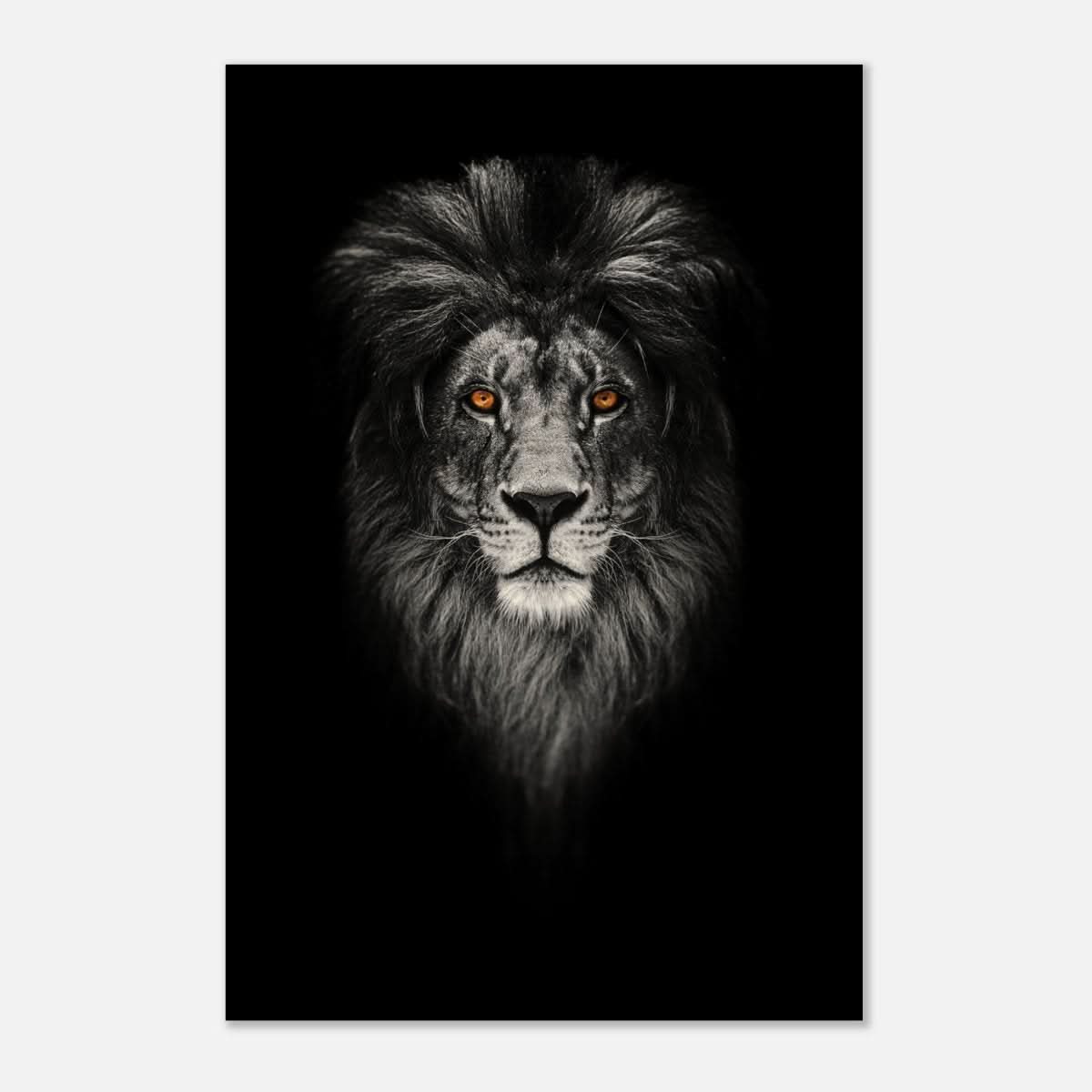 Da Vinci Animal Kingdom Wall art print | Wildlife | Lion - Wood Prints - 50x75 cm / 20x30″ - 10 mm