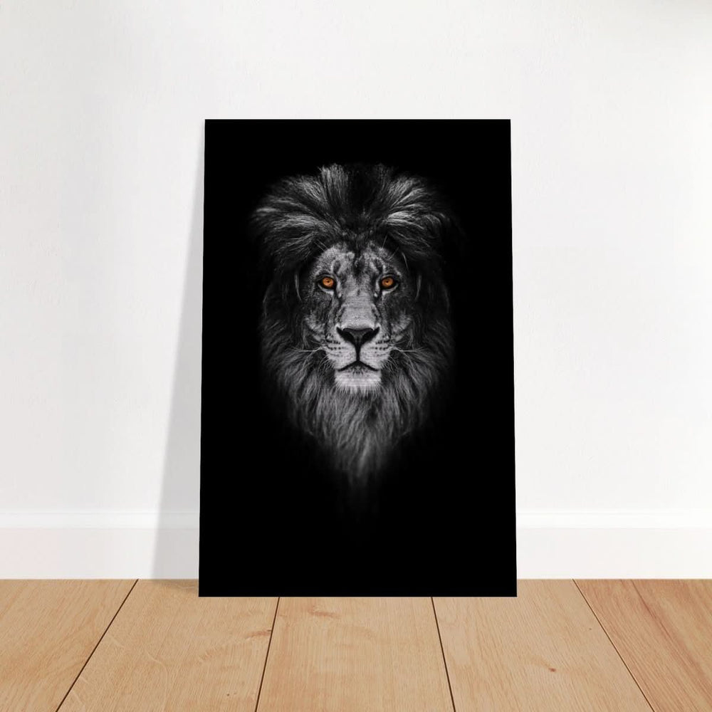 Da Vinci Animal Kingdom Wall art print | Wildlife | Lion - Brushed Aluminum Print - 50x75 cm / 20x30″ -