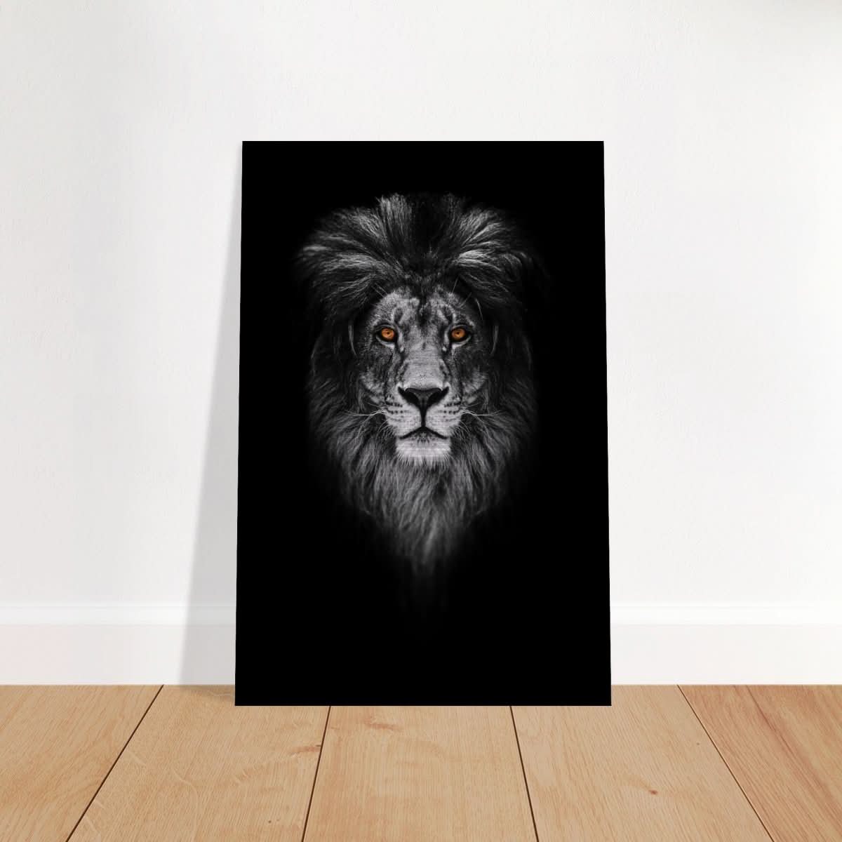 Da Vinci Animal Kingdom Wall art print | Wildlife | Lion - Brushed Aluminum Print - 60x90 cm / 24x36″ -
