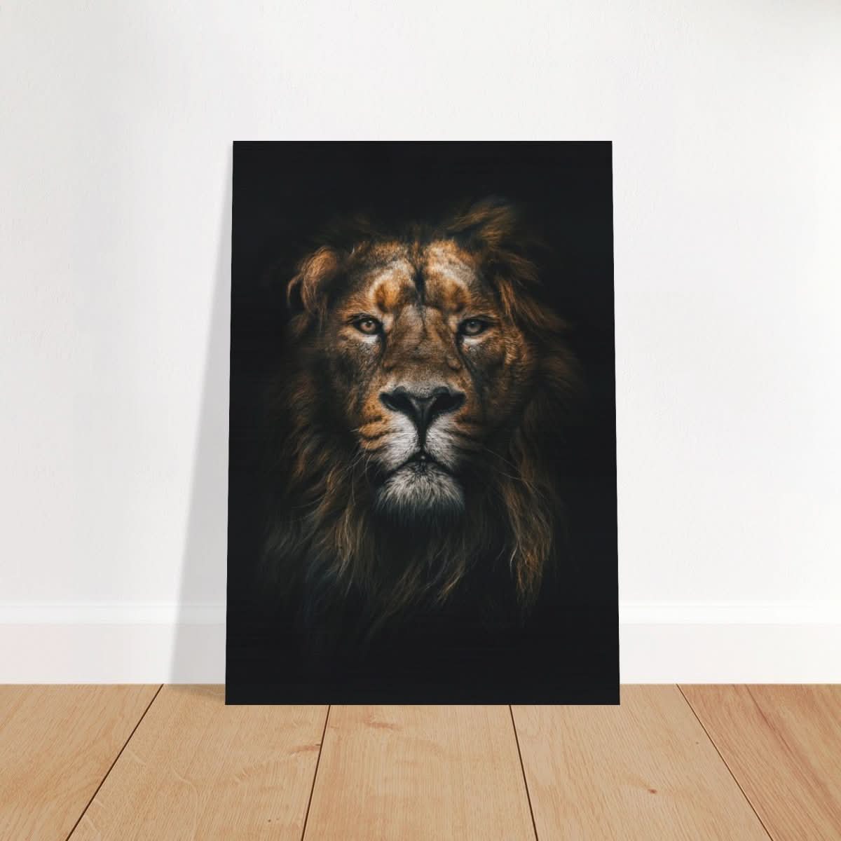 Da Vinci Animal Kingdom Wall art print | Wildlife | Lion - Brushed Aluminum Print - 70x100 cm / 28x40″ -