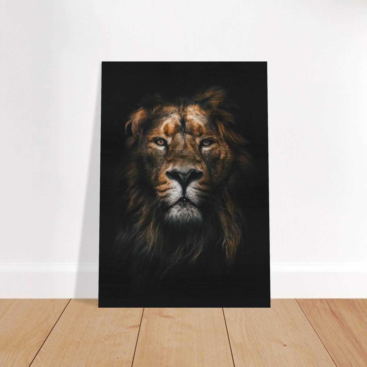 Da Vinci Animal Kingdom Wall art print | Wildlife | Lion - Brushed Aluminum Print - 70x100 cm / 28x40″ -