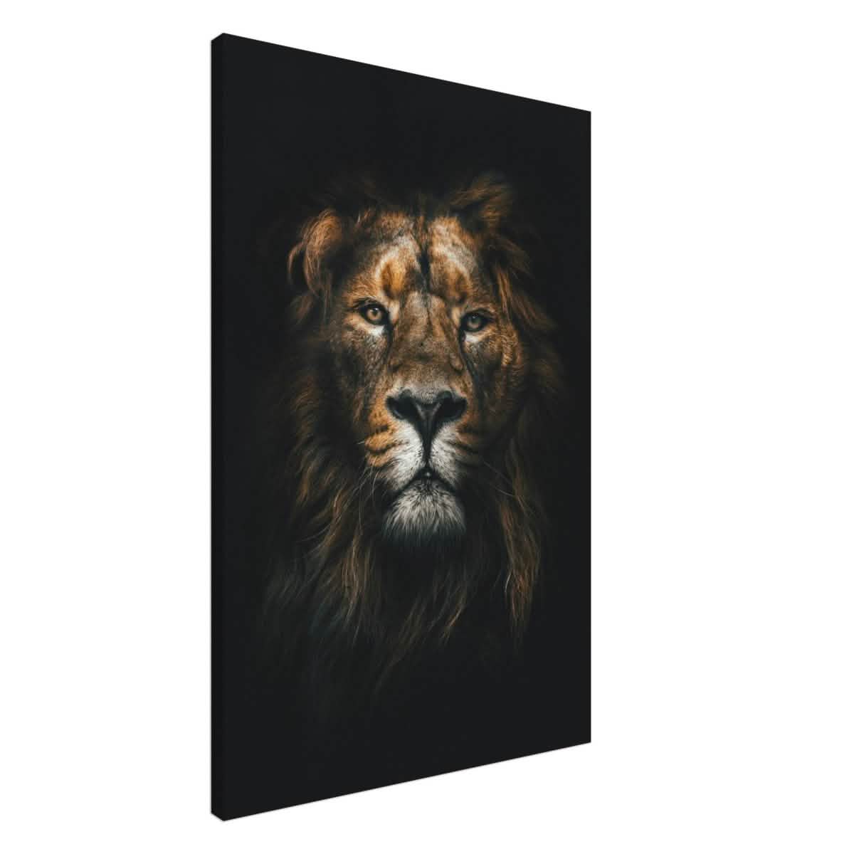 Da Vinci Animal Kingdom Wall art print | Wildlife | Lion - Canvas - 60x90 cm / 24x36″ - Slim