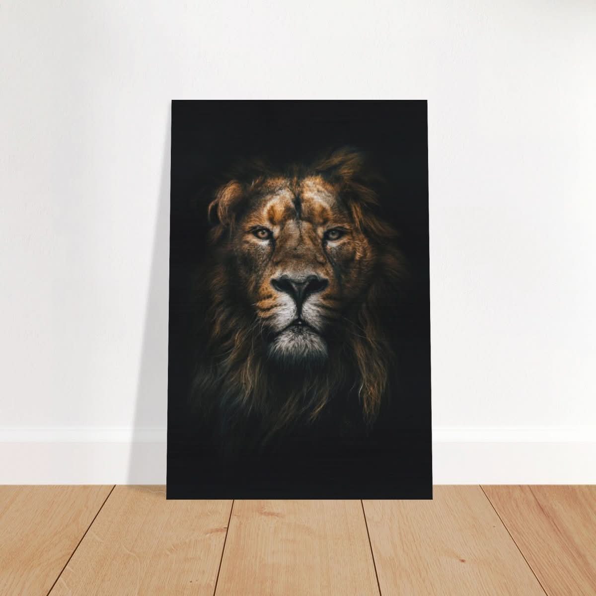 Da Vinci Animal Kingdom Wall art print | Wildlife | Lion - Brushed Aluminum Print - 50x75 cm / 20x30″ -