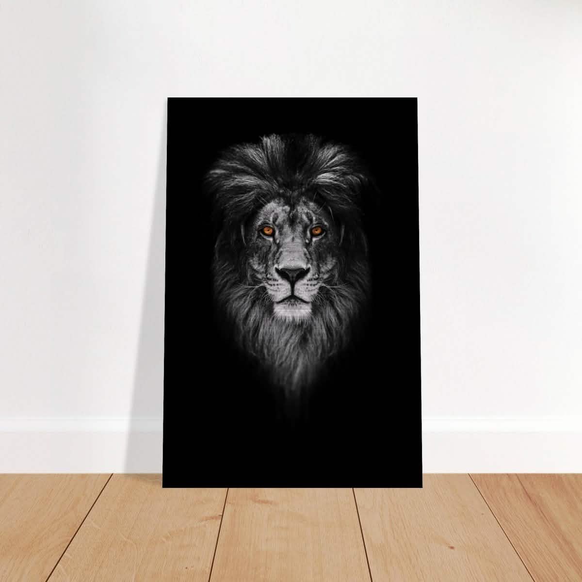 Da Vinci Animal Kingdom Wall art print | Wildlife | Lion - Brushed Aluminum Print - 40x60 cm / 16x24″ -
