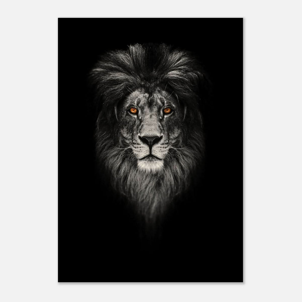 Da Vinci Animal Kingdom Wall art print | Wildlife | Lion - Wood Prints - 70x100 cm / 28x40″ - 20 mm