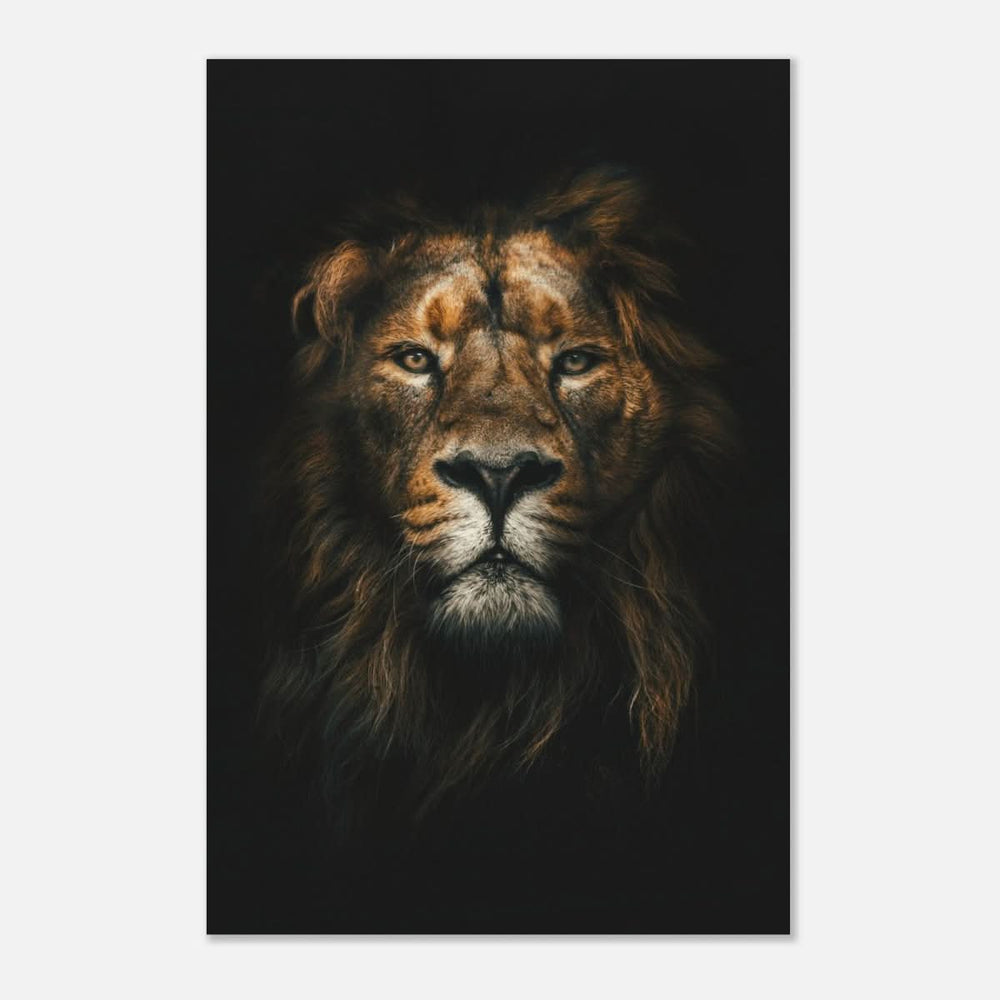 Da Vinci Animal Kingdom Wall art print | Wildlife | Lion - Wood Prints - 40x60 cm / 16x24″ - 20 mm