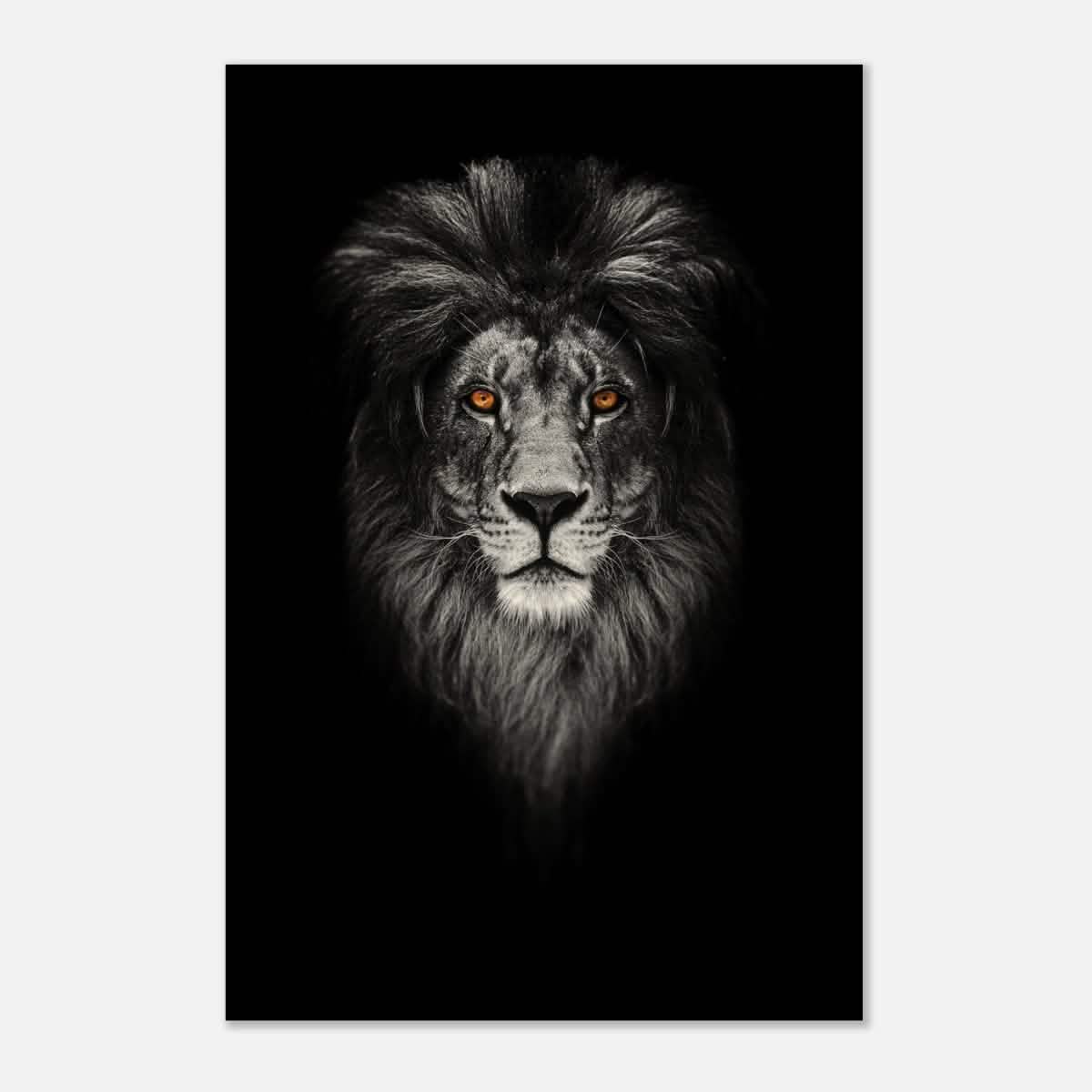 Da Vinci Animal Kingdom Wall art print | Wildlife | Lion - Wood Prints - 50x75 cm / 20x30″ - 20 mm