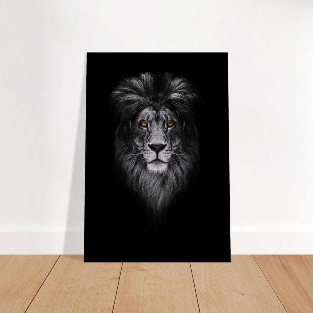 Da Vinci Animal Kingdom Wall art print | Wildlife | Lion - Brushed Aluminum Print - 70x100 cm / 28x40″ -