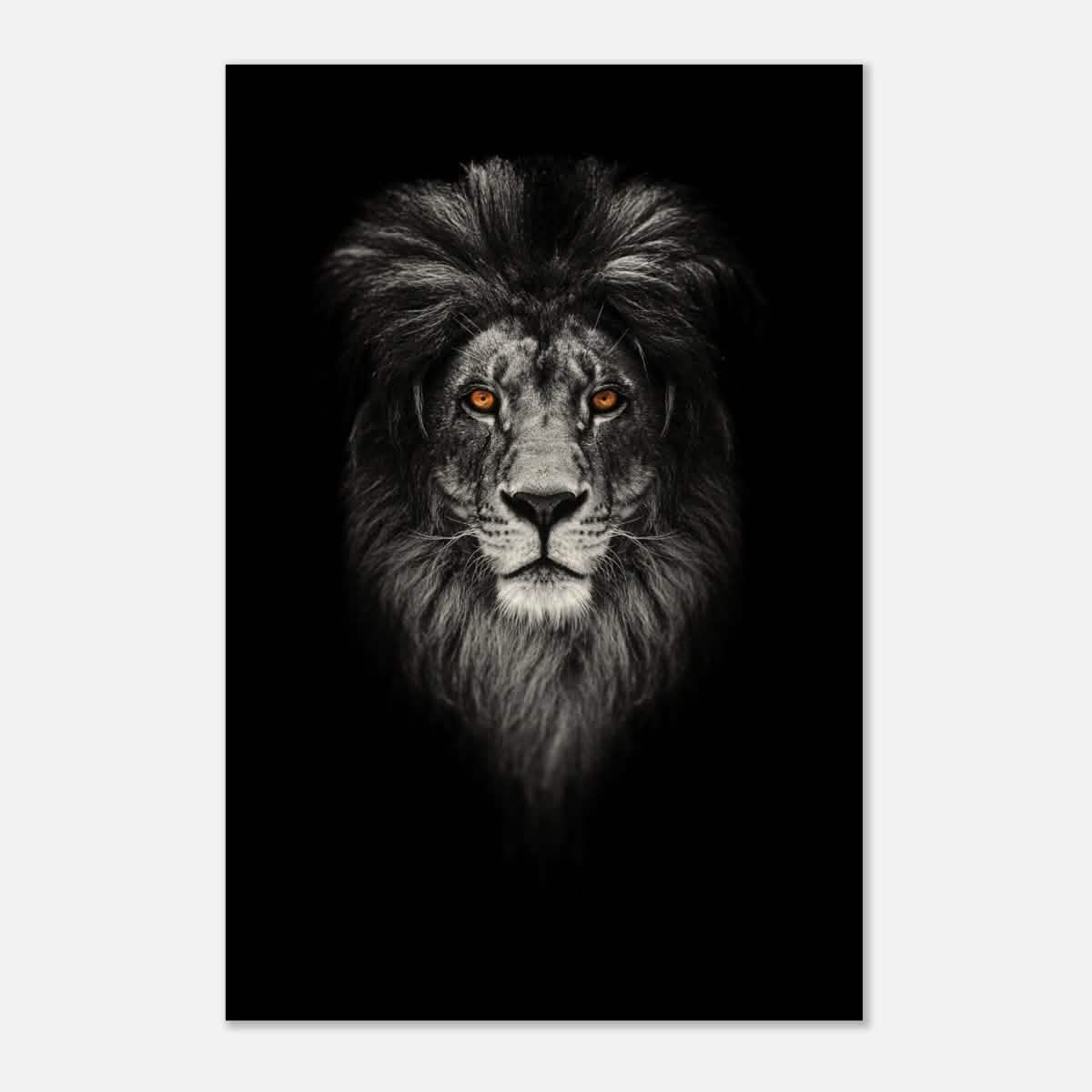 Da Vinci Animal Kingdom Wall art print | Wildlife | Lion - Wood Prints - 30x45 cm / 12x18″ - 10 mm