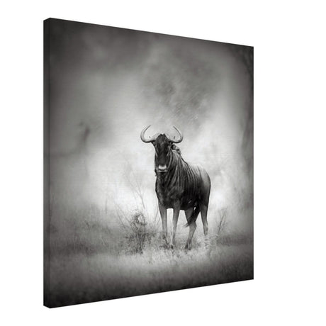 Da Vinci Animal Kingdom Wall art print | Wildlife | Wildebeest - Canvas - 60x60 cm / 24x24″ - Slim