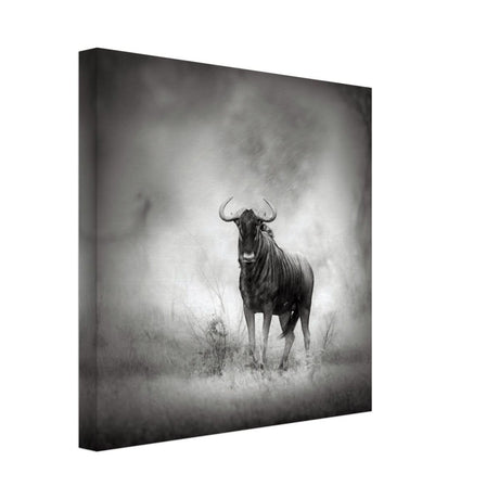 Da Vinci Animal Kingdom Wall art print | Wildlife | Wildebeest - Canvas - 30x30 cm / 12x12″ - Slim