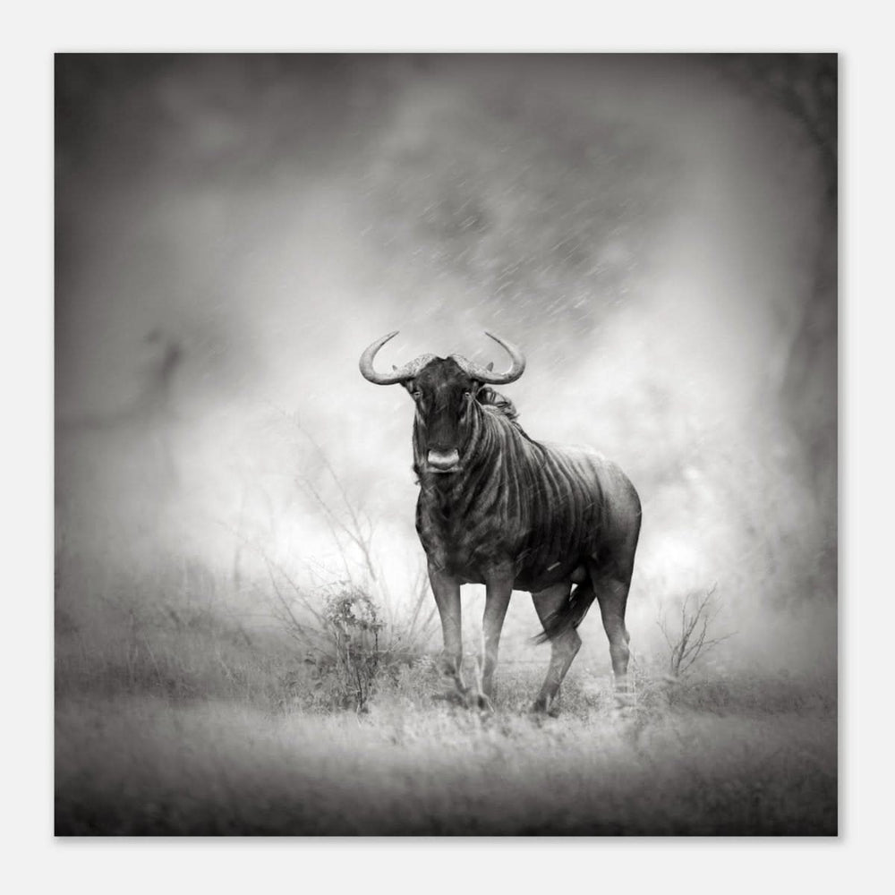 Da Vinci Animal Kingdom Wall art print | Wildlife | Wildebeest - Aluminum Print - 30x30 cm / 12x12″ -
