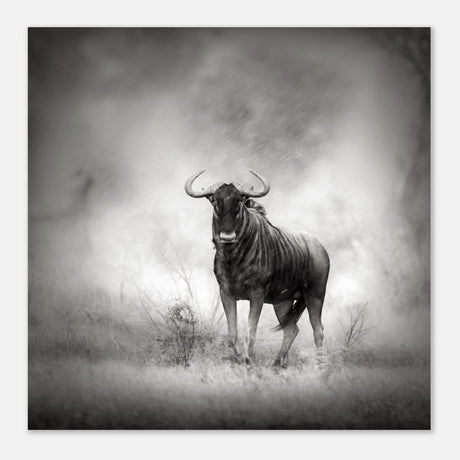 Da Vinci Animal Kingdom Wall art print | Wildlife | Wildebeest - Aluminum Print - 30x30 cm / 12x12″ -