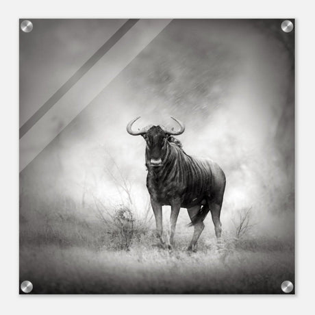 Da Vinci Animal Kingdom Wall art print | Wildlife | Wildebeest - Acrylic Print - 50x50 cm / 20x20″ -