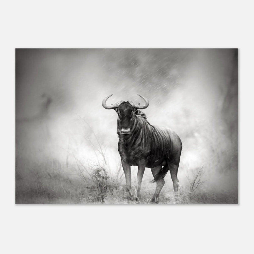 Da Vinci Animal Kingdom Wall art print | Wildlife | Wildebeest - Aluminum Print - 70x100 cm / 28x40″ -