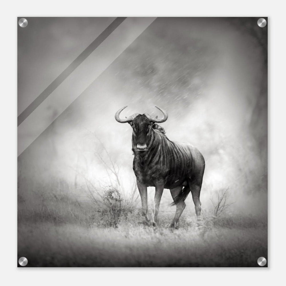 Da Vinci Animal Kingdom Wall art print | Wildlife | Wildebeest - Acrylic Print - 60x60 cm / 24x24″ -