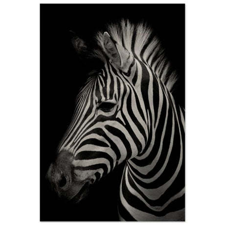 Da Vinci Animal Kingdom Wall art print | Zebra - Wood Prints - 50x75 cm / 20x30″ -