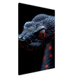 Da Vinci Animal Kingdom Wall art | Wildlife | Black Mamba | snake - Canvas - 70x100 cm / 28x40″ - Slim