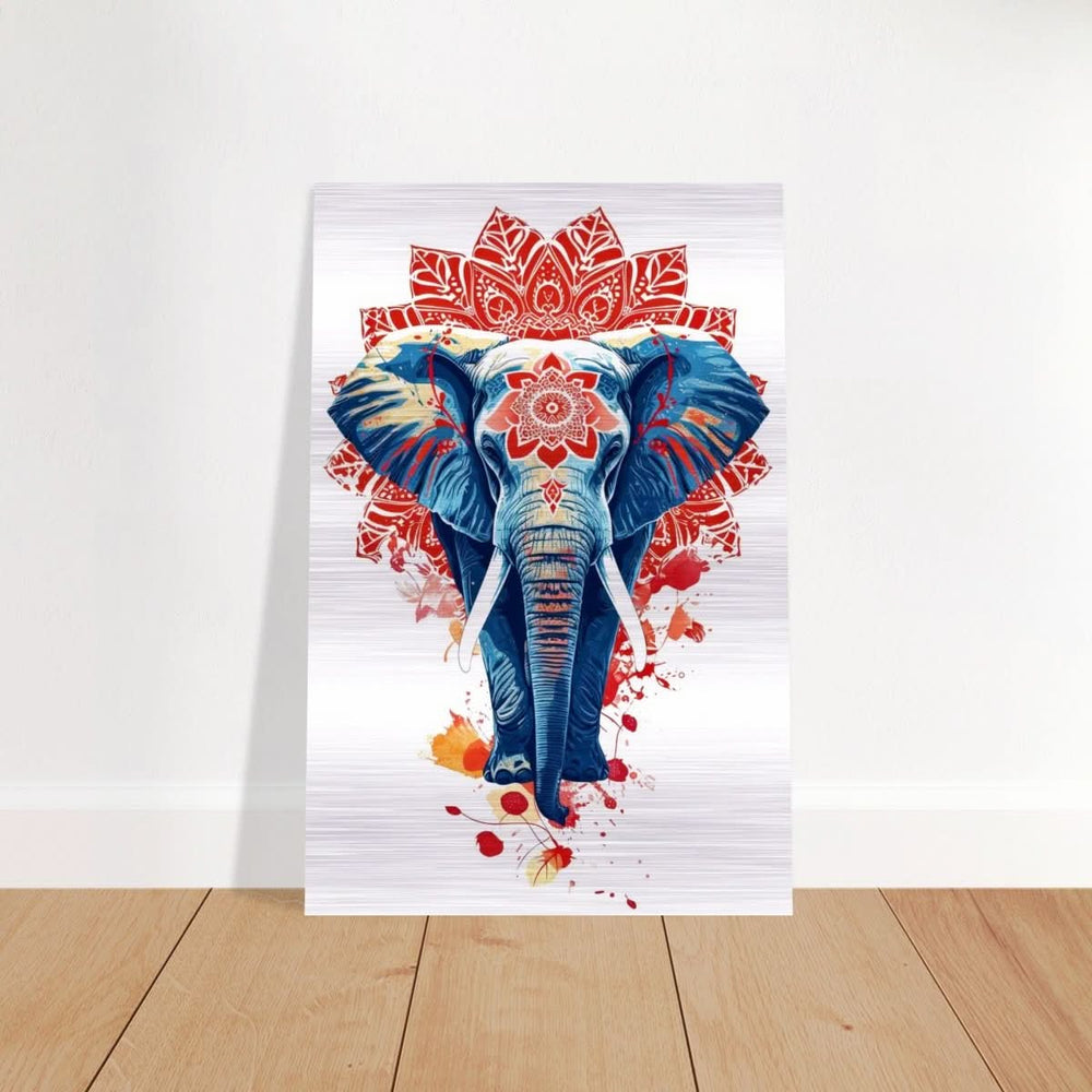 Da Vinci Animal Kingdom Wall art | Wildlife | Elephant - Brushed Aluminum Print - 50x75 cm / 20x30″ -