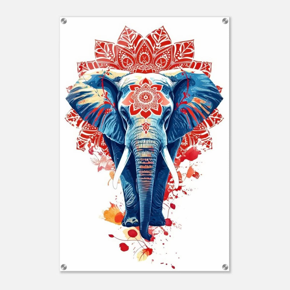 Da Vinci Animal Kingdom Wall art | Wildlife | Elephant - Acrylic Print - 60x90 cm / 24x36″ -