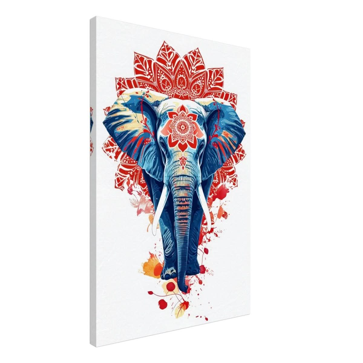 Da Vinci Animal Kingdom Wall art | Wildlife | Elephant - Canvas - 60x90 cm / 24x36″ - Thick