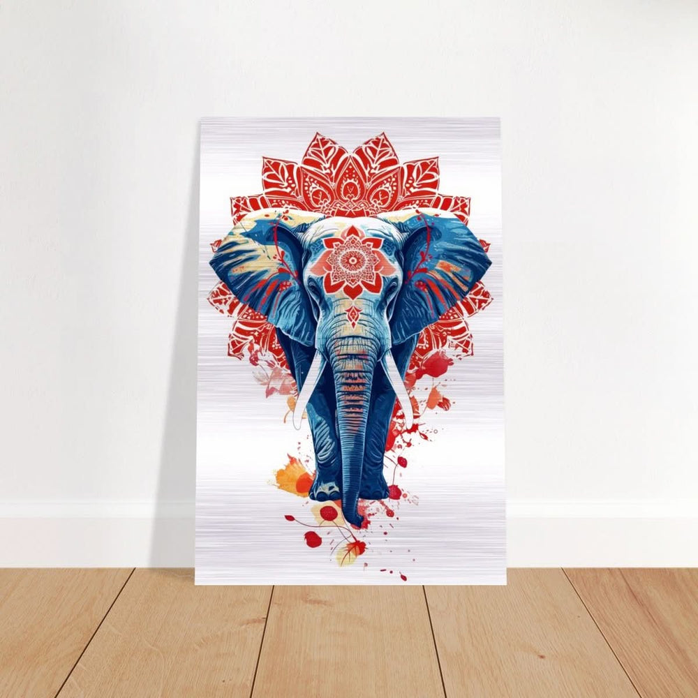 Da Vinci Animal Kingdom Wall art | Wildlife | Elephant - Brushed Aluminum Print - 40x60 cm / 16x24″ -