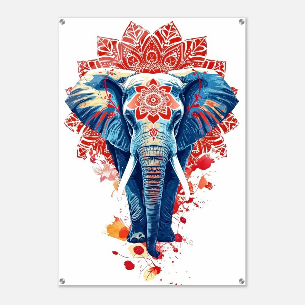 Da Vinci Animal Kingdom Wall art | Wildlife | Elephant - Acrylic Print - 70x100 cm / 28x40″ -