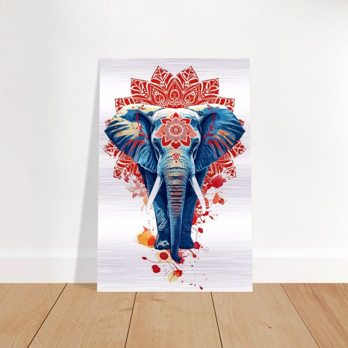 Da Vinci Animal Kingdom Wall art | Wildlife | Elephant - Brushed Aluminum Print - 60x90 cm / 24x36″ -